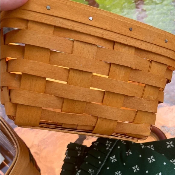 Longaberger Classic large berry Baskets Set - red blue and Green - Picture 12 of 14